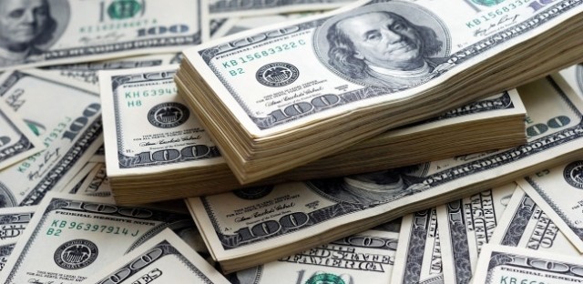 The dollar is falling