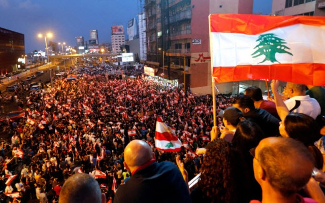 Moody's downgrades Lebanon following widespread public protests