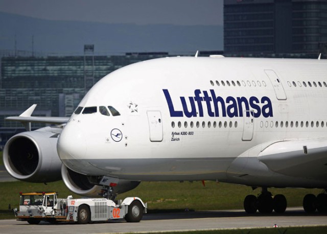 Lufthansa's profit fell third