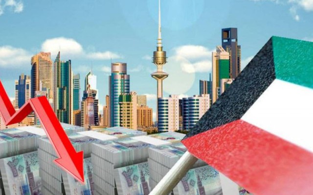 $ 3.3 billion monthly deficit in the Kuwaiti budget