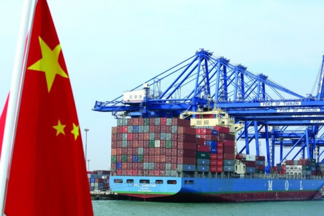 Chinese trade surplus is higher than expected in December