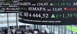 European stocks fell amid an uncertain trade landscape, with earnings still in focus.