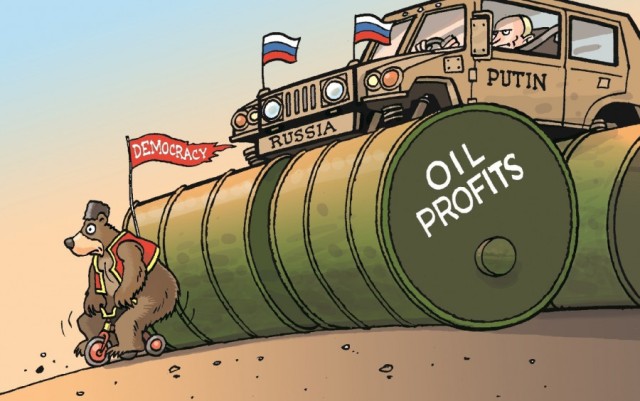 Russia embodies and figures clash