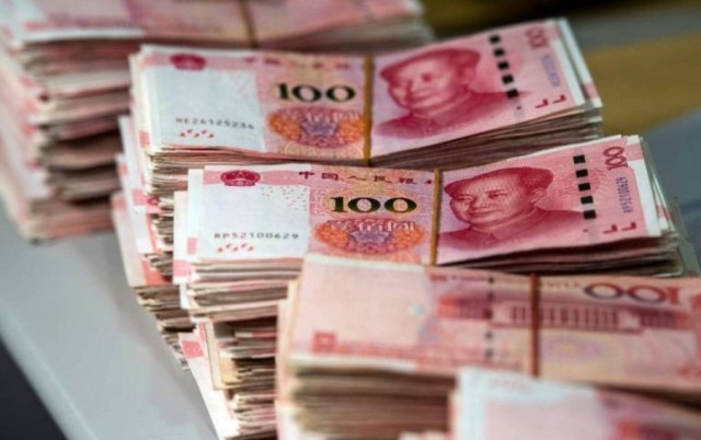Chinese yuan high at 3 years