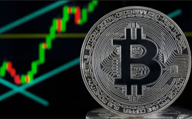 The Federal Reserve Chairman's remarks jumped with "Bitcoin" above $23,000