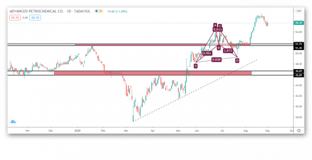 Updated analysis of advanced petrochemical shares