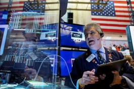 US stocks record their largest daily decline in two months after a record rise
