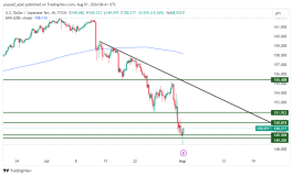 USDJPY - 1 اغسطس 2024