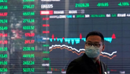 China indices fall after producer price index rises