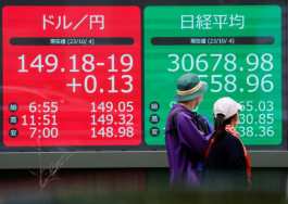Asian shares decline amid reassessment of US rate cut bets