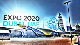Next October .. completion of the buildings of "Expo 2020 Dubai"