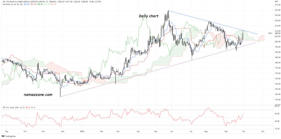 سهم مجموعة الدكتور سليمان الحبيب للخدمات الطبية (4013) - يوم 29 سبتمبر