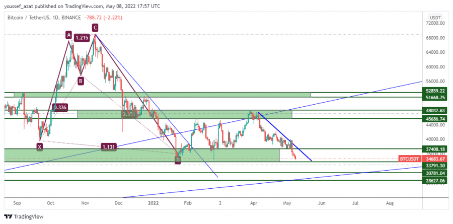 BTC - 8 مايو 2022